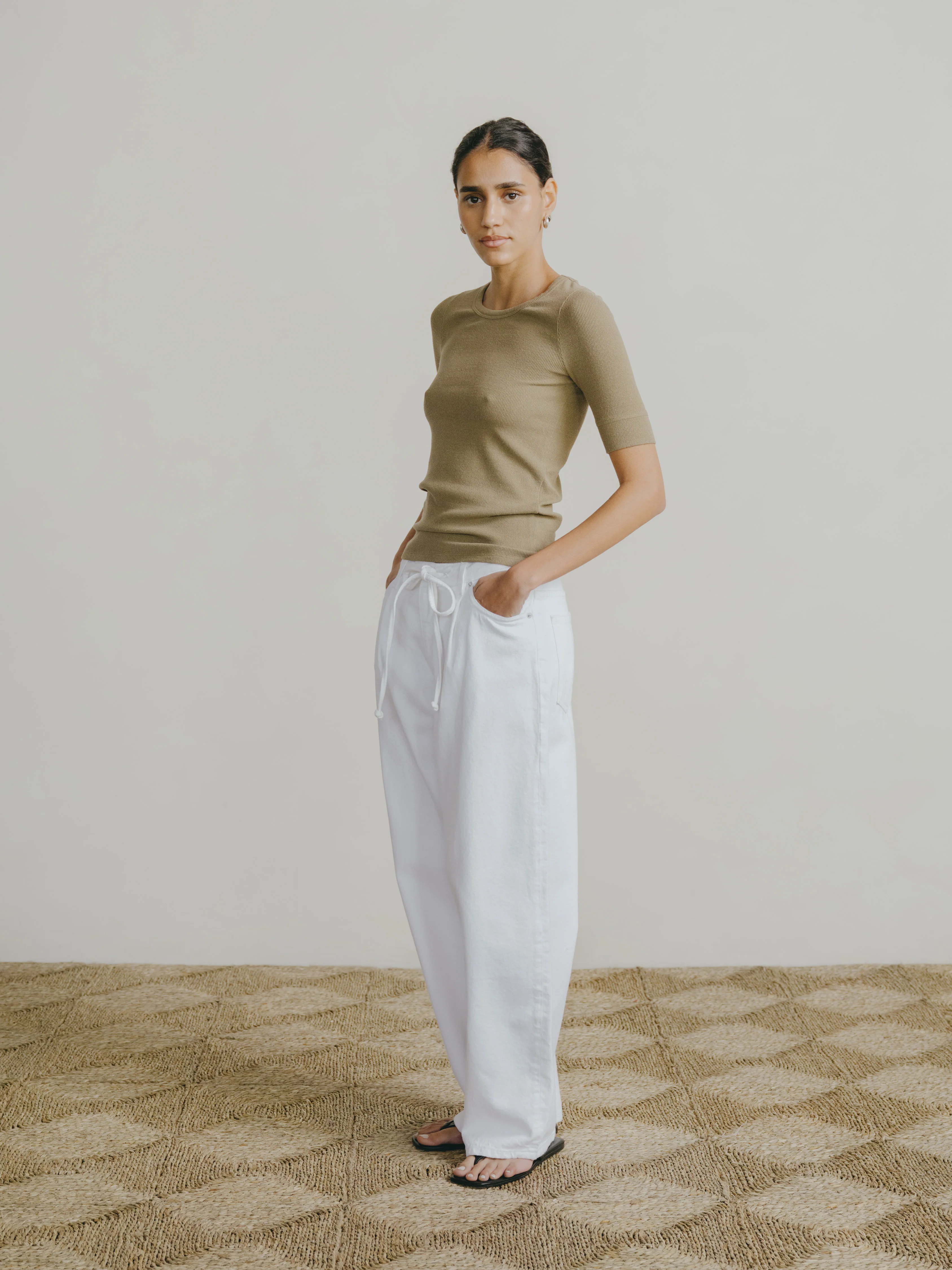 Flannel Shirt -> Straight Hem Shirt - Red thumbnail 2