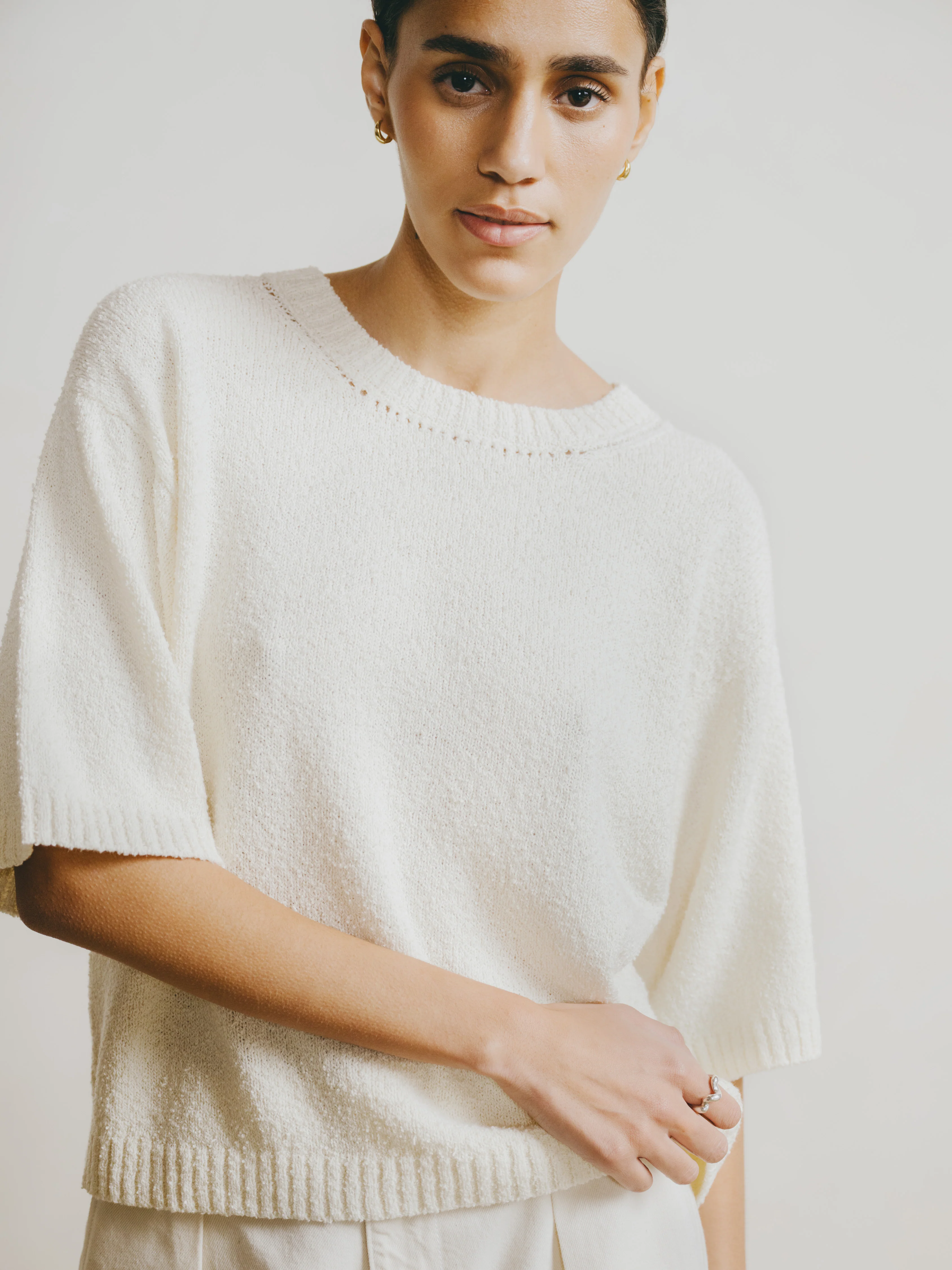 Women's Pencil Skirt - H. Grey - Random Stripe thumbnail 2