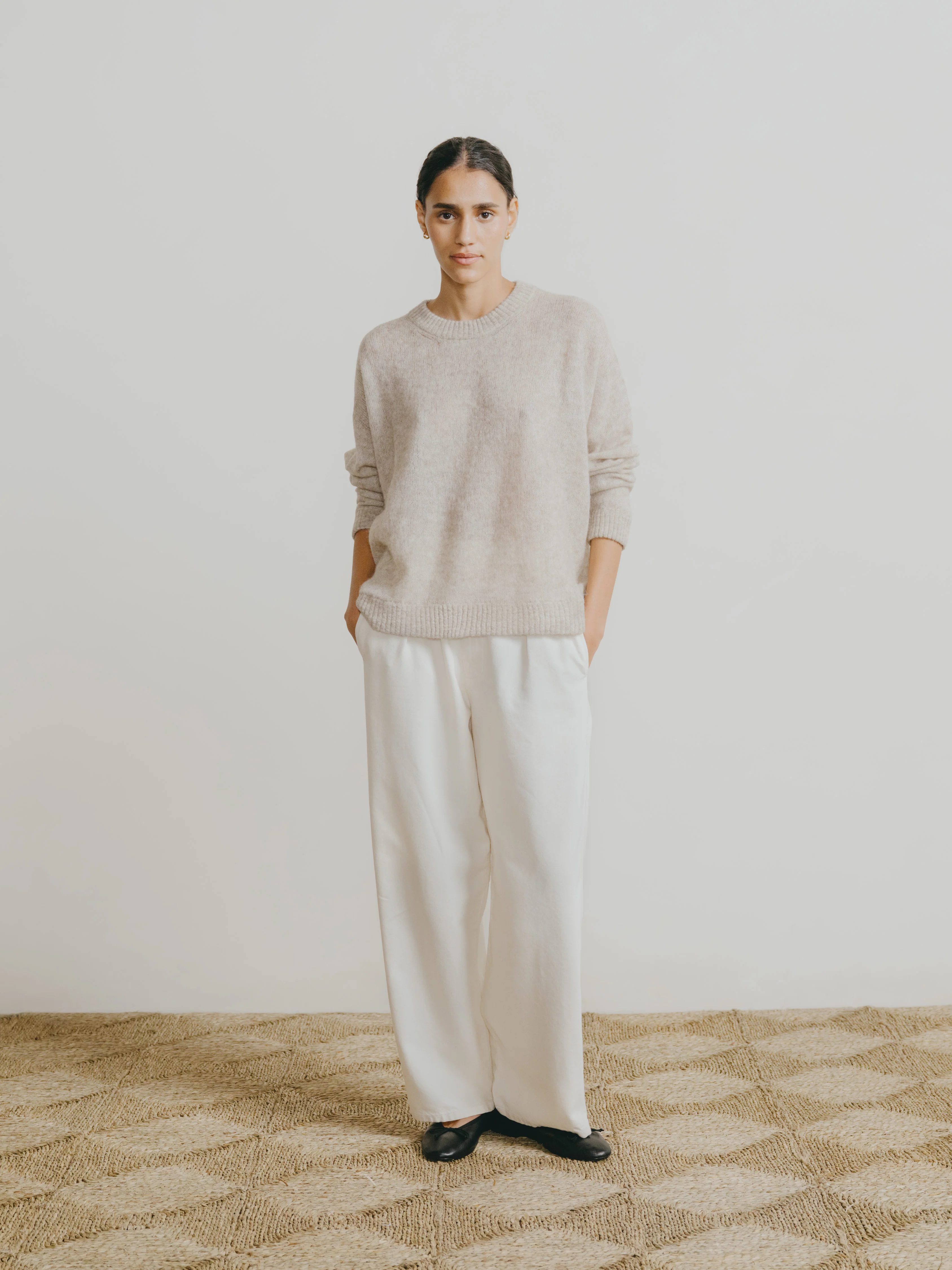 Women's Camisole Mini Dress - White - Lawn Lace